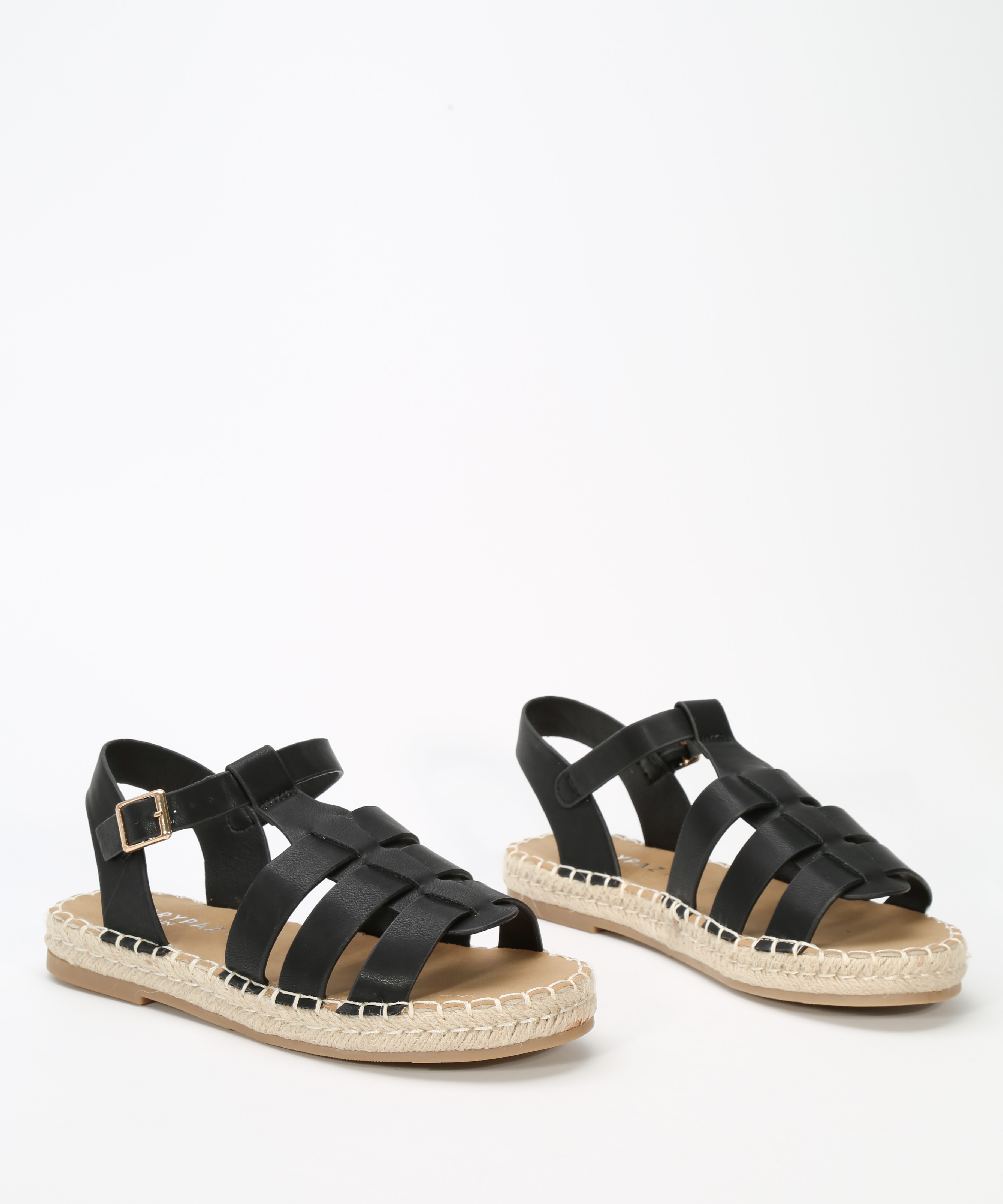 Sandalias cangrejeras yute planas image number null